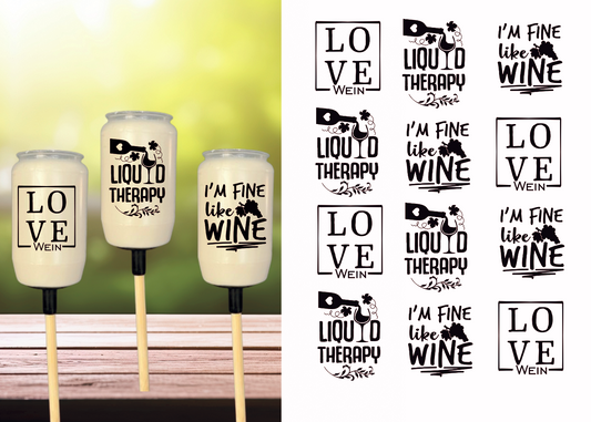 Gartenfackel Wein 3 Love Wein Liquid Therapy Fine like Wine