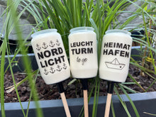 Lade das Bild in den Galerie-Viewer, GARTENFACKEL Nordlicht Leuchtturm to go Heimathafen
