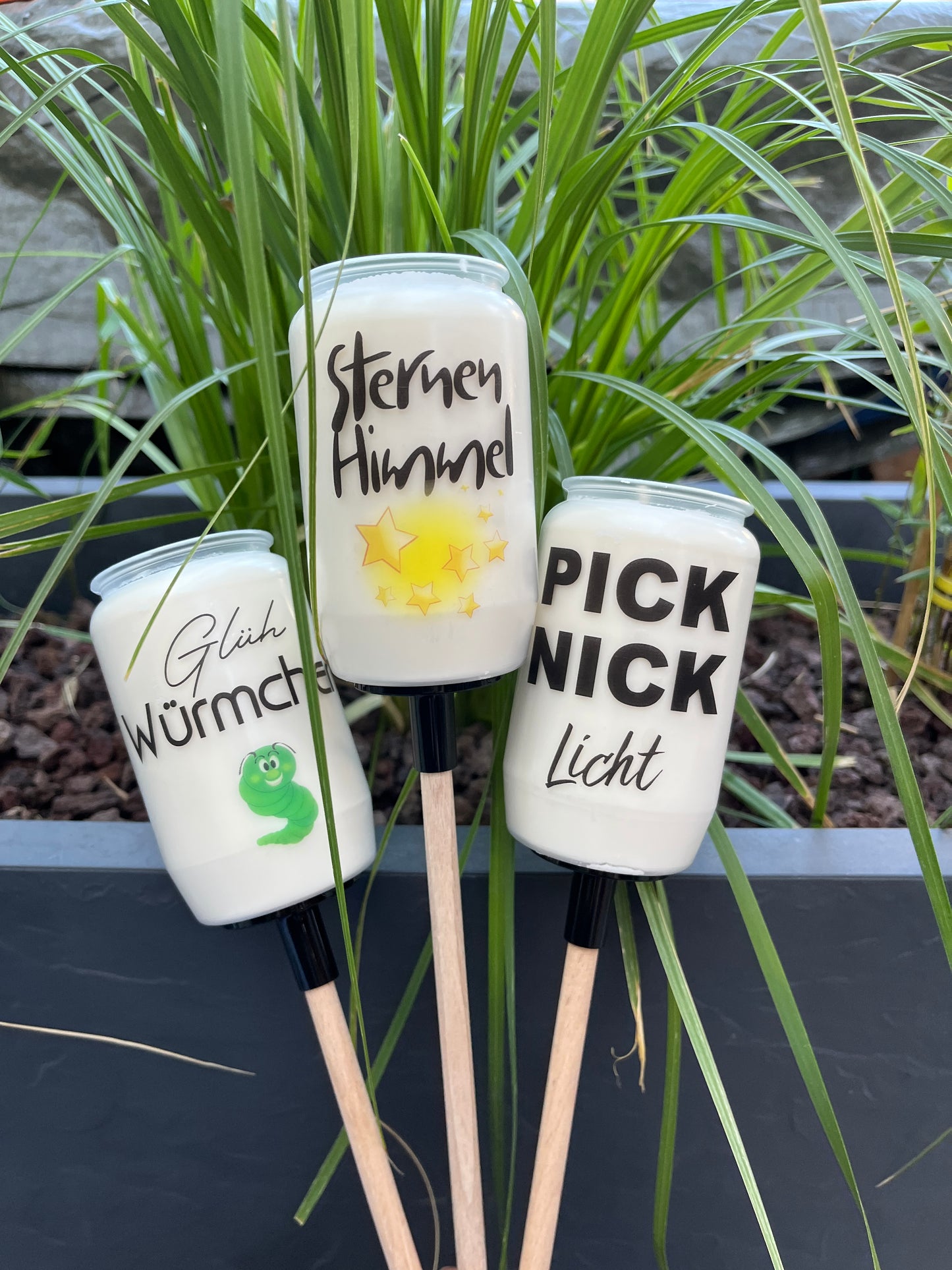 GARTENFACKEL Picknick Licht Sternen Himmel Glühwürmchen