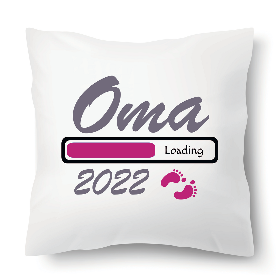 Kissen Oma 2022 Loading Pink