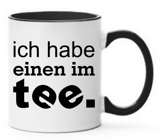 Tasse ich habe einen im tee. Farbwahl