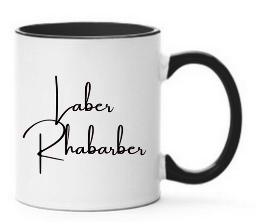 Tasse Laber Rhabarber Farbwahl