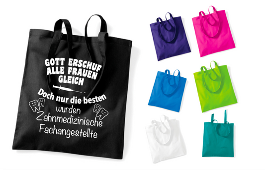 Tasche Gott erschuf alle Frauen gleich doch nur die besten wurden ZFA Einkaufstasche