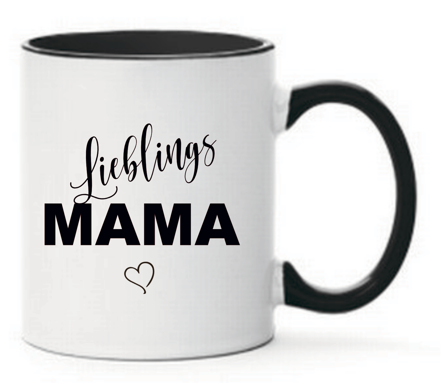 Tasse Lieblings Mama Herz Farbwahl