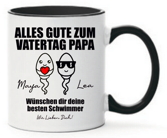 Tasse Alles gute zum Vatertag Sperma Farbwahl