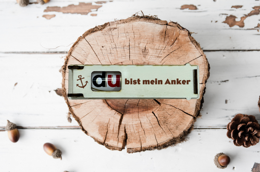 Du bist mein Anker! gravierte Schokoriegel Geschenkbox