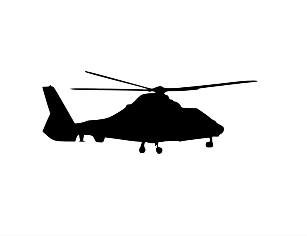 Bügelbild Hubschrauber Helikopter Farbwahl