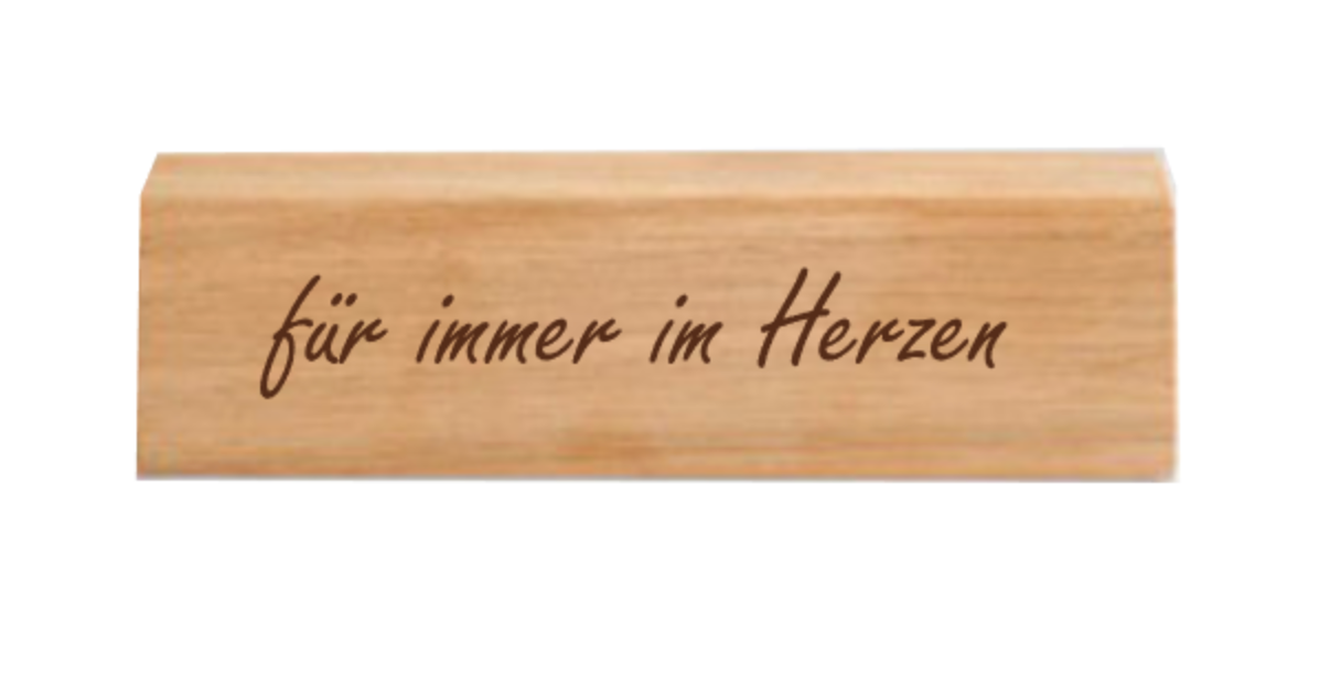 Kartenhalter Bildhalter Bildleiste Holz Aufdruck Postkartenhalter