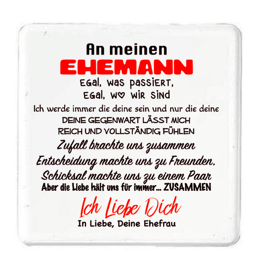 Magnet An meinen Ehemann... Ich liebe Dich