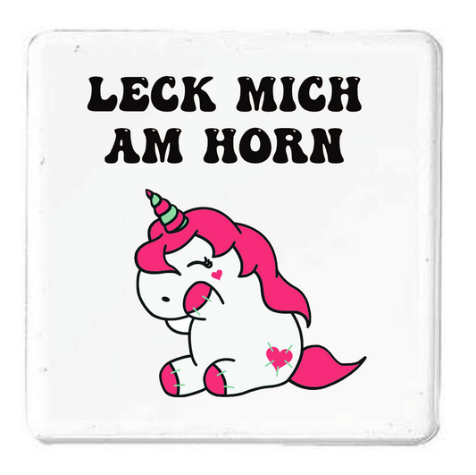 Magnet Leck mich am Horn Knuffeleinhorn