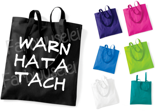 Tasche WARN HATA TACH Hessisch Einkaufstasche Farbwahl