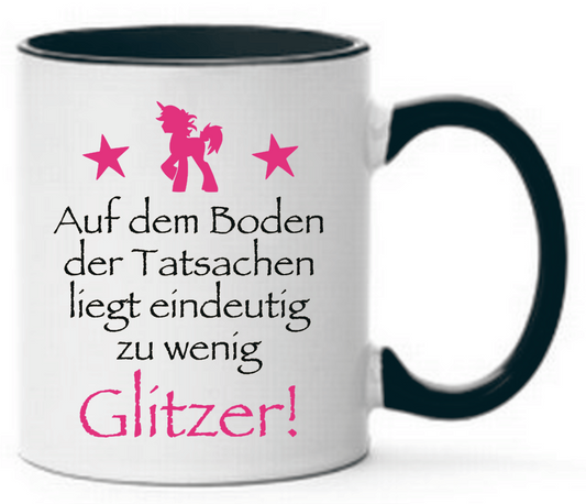 Tasse Auf dem Boden der Tatsachen