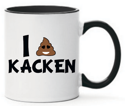 Tasse I Love Kacken Farbwahl