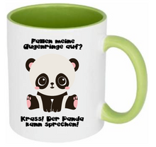 Lade das Bild in den Galerie-Viewer, Tasse Fallen meine Augenringe auf? Krass der Panda kann sprechen freie Farbwahl
