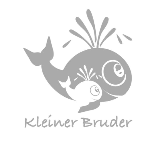 Bügelbild Kleiner Bruder Wal Farbwahl