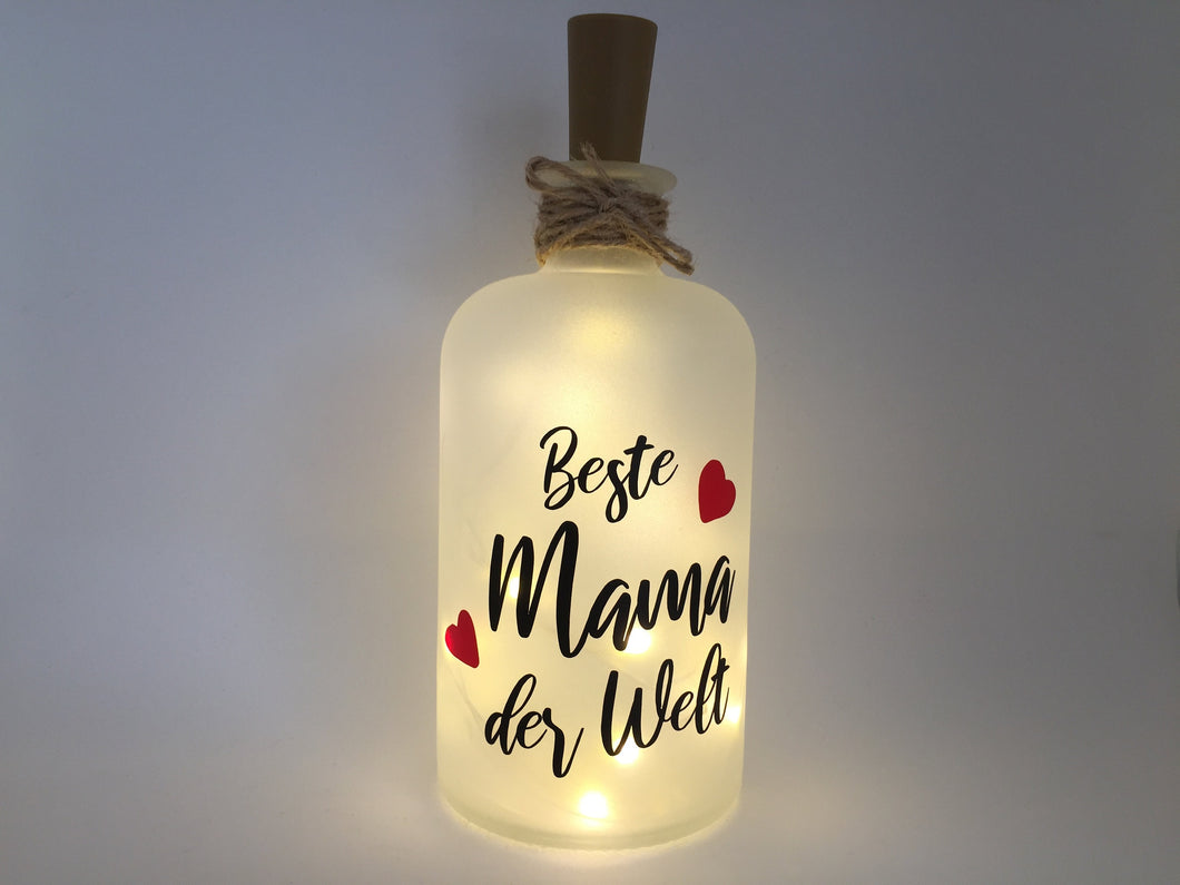 Flaschenlicht Beste Mama der Welt